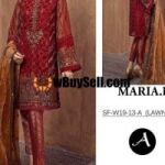MARIA B LAWN MOST DIMANDED DSIGN EMBROIDERY SUIT