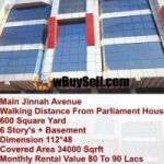 PLAZA FOR SALE AT BLUE AREA ISLAMABAD