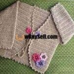 FOR SALE HAND MADE CORCHET BABY SWEETER
