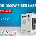 Industrial recirculating chiller for 1KW fiber laser cutting equipment