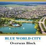 Blue Word City Overseas block
