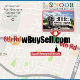 SHOP FOR SALE AT AL NOOR MOBILE MALL 6TH ROAD RAWALPINDI