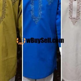 FABRIC SOFT COTTON EMBROIDERY SUIT FOR SALE