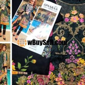 ORIGINAL BRAND APSARAA LAWN DUPATTA SPECIAL SPRING /SUMMER COLLECTION FOR SALE