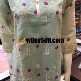 FOR SALE HEAVY FRONT EMBROIDED PLAIN BACK