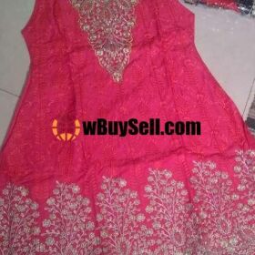 FOR SALE LINEN FABRIC FROCKS