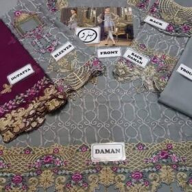 RAMSHA CHIFFON EMBROIDERY SUIT FOR SALE 