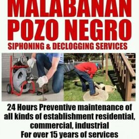 Malabanan MPJ Siphoning Pozo Negro &amp; Plumbing Services 24 Hours 