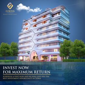 FORTIS Tower  SHOP &amp; OFFICES &amp; APARTMENTS BOOKING AVAILABLE ON  EASY 3 Year INSTALLMENT .