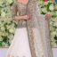Nida Yasir bridal net Embroidery maxi with embroidery net Dupatta fro Sale 